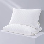 Cotton Anti-Bacterial & Anti-Mite Pillow with Contoured Support