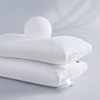 Cotton Anti-Bacterial & Anti-Mite Pillow with Contoured Support