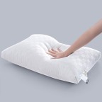 Cotton Anti-Bacterial & Anti-Mite Pillow with Contoured Support
