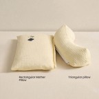 Adjustable Buckwheat Hull Pillow with Removable Cover