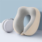 360-Degree Support Memory Foam Travel Neck Pillow