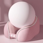 Foldable Cooling Silk Memory Foam Travel Neck Pillow