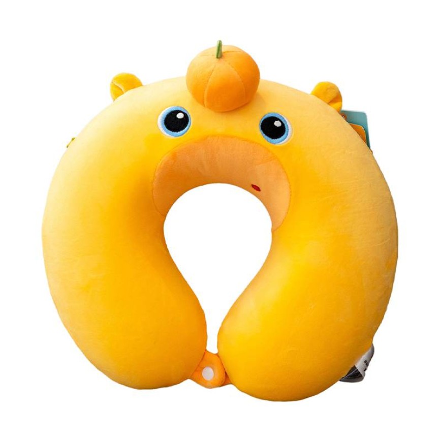 Adjustable Capybara-Shaped U-Shaped Neck Pillow