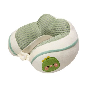 Waffle Pattern U-Shaped Travel Pillow