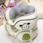 Waffle Pattern U-Shaped Travel Pillow