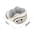 Waffle Pattern U-Shaped Travel Pillow