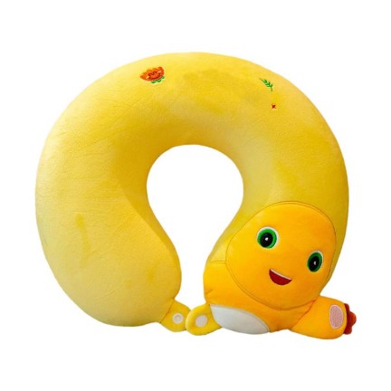 Slow Rebound Memory Foam Plush Car Pillow