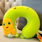 Slow Rebound Memory Foam Plush Car Pillow