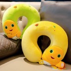 Slow Rebound Memory Foam Plush Car Pillow