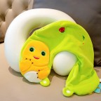 Slow Rebound Memory Foam Plush Car Pillow