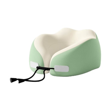 Dual-Peak Support Memory Foam Travel Neck Pillow